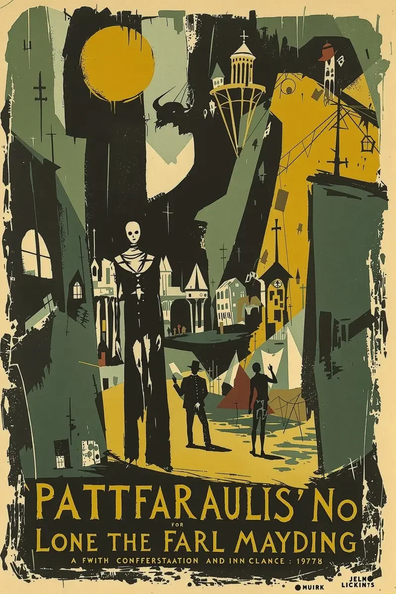 卡里加里博士的小屋 The Cabinet of Dr. Caligari 1920 电影海报