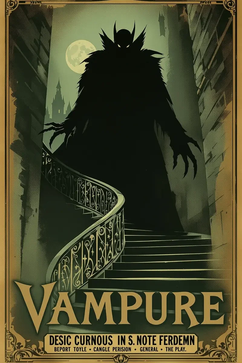 诺斯费拉图 Nosferatu 1922 电影海报